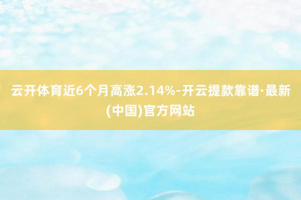 云开体育近6个月高涨2.14%-开云提款靠谱·最新(中国)官方网站